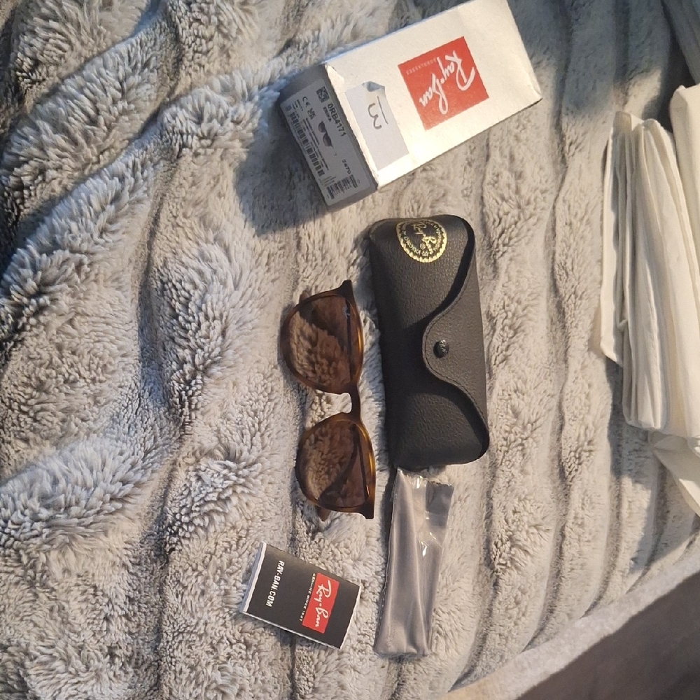 Ray-Ban Women's Polarized Brown  Sunglasses with Case